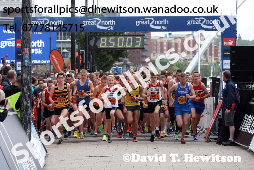 Great  North 5k, Newcastle/Gateshead. Photo: David T. Hewitson/Sports for All Pics